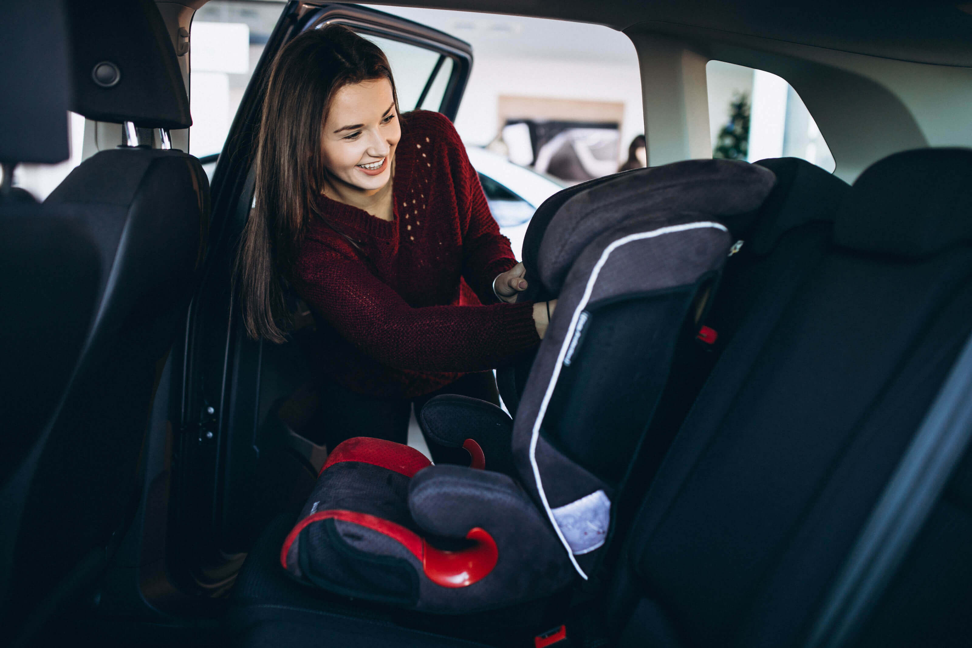 Family chauffeur transport with baby and child seats in Brisbane