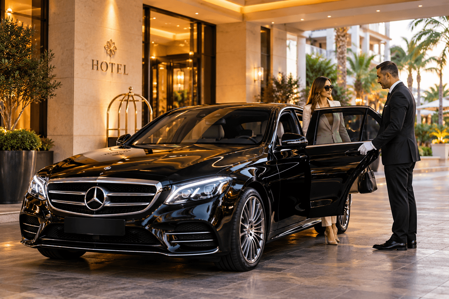 Luxury chauffeur transfers to hotels and resorts in Brisbane