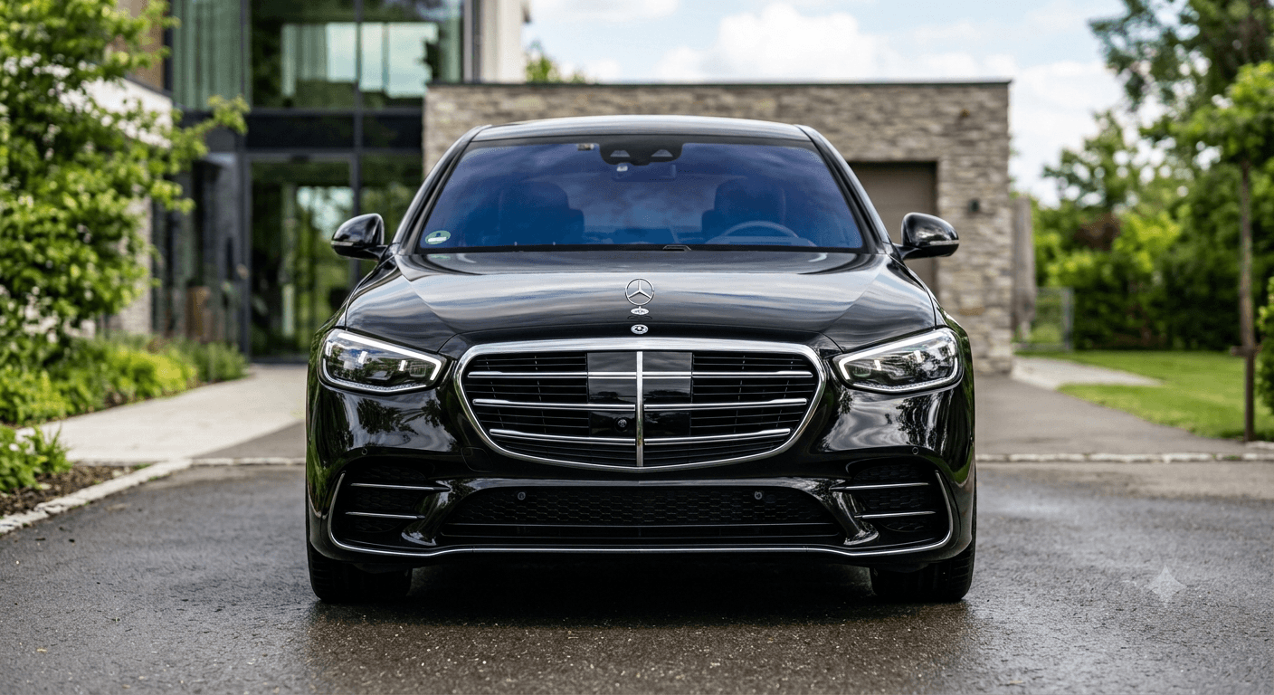Luxury executive car hire with chauffeur in Brisbane